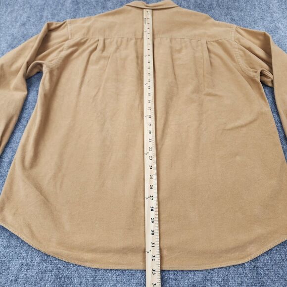 Vintage Columbia Shirt Mens XL Tan Chamios Flannel Button Up Heavyweight Work - Picture 6 of 16